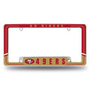 49ers Two-Tone All Over Chrome Frame