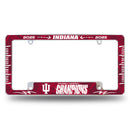 Indiana University 2026 Football National Champions All Over Chrome Frame