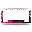 Ball State All Over Chrome Frame (Bottom Oriented)