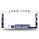 NCAA Penn State Nittany Lions 12" x 6" Chrome All Over Automotive License Plate Frame for Car/Truck/SUV By Rico Industries