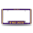 West Chester Golden Rams All Over Chrome License Plate Frame