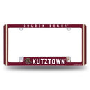 Kutztown Golden Bears All Over Chrome License Plate Frame