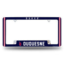 Duquesne Dukes All Over Chrome License Plate Frame