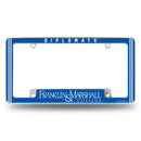 Franklin And Marshall Diplomats All Over Chrome License Plate Frame