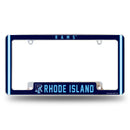 Rhode Island Rams All Over Chrome License Plate Frame
