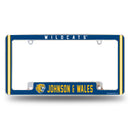Johnson & Wales Wildcats All Over Chrome License Plate Frame