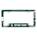 Michigan State Wave All Over Chrome Frame