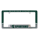 Michigan State Two-Tone All Over Chrome Frame