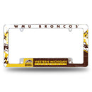 Western Michigan Broncos All Over Chrome Frame