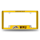 Western Michigan Broncos Alternate Design All Over Chrome Frame - Classic