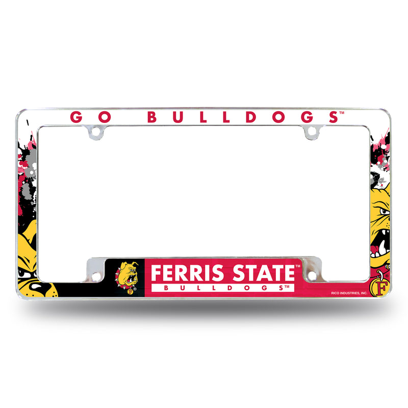 Ferris State All Over Chrome Frame