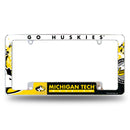 Michigan Tech All Over Chrome Frame