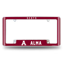 Alma Scots All Over Chrome License Plate Frame