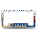 Tulsa University All Over Chrome Frame (Bottom Oriented)