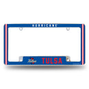 Tulsa University Alternate Design All Over Chrome Frame - Bottom Oriented