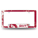 Oklahoma University - Tie Dye Design - All Over Chrome Frame (Bottom Oriented)