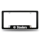 Steelers Carbon Fiber Design All Over Chrome Frame