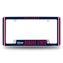 Rogers State Hillcats All Over Chrome License Plate Frame