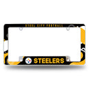 Steelers Wave All Over Chrome Frame