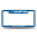 Assumption Greyhounds All Over Chrome License Plate Frame