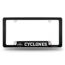 Iowa State Cyclones Carbon Fiber Design All Over Chrome Frame