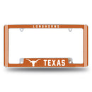 Texas University Alternate Design All Over Chrome Frame - Bottom Oriented
