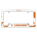 Texas University Wave All Over Chrome Frame
