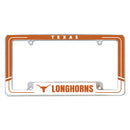 Texas University Two-Tone All Over Chrome Frame