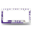 Tcu All Over Chrome Frame (Bottom Oriented)