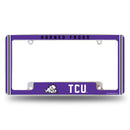 Tcu Alternate Design All Over Chrome Frame - Bottom Oriented