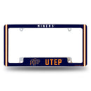 Texas At El Paso, The University Of (Utep) Alternate Design All Over Chrome Frame - Bottom Oriented