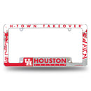 Houston All Over Chrome Frame