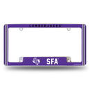 Stephen F. Austin Alternate Design All Over Chrome Frame - Bottom Oriented