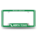 North Texas Alternate Design All Over Chrome Frame - Bottom Oriented