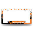 Sam Houston State Bearkats All Over 12 x 6 Chrome Frame