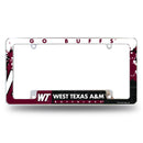 West Texas A&M All Over Chrome Frame (Bottom Oriented)