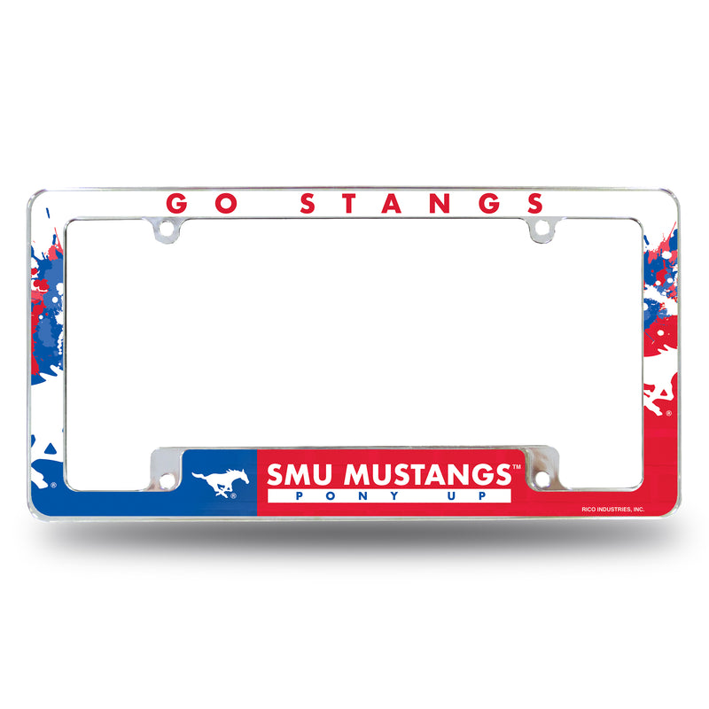 Southern Methodist All Over Chrome Frame