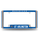 Texas-Arlington Mavericks All Over Chrome License Plate Frame