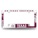 Texas Southern University All Over Chrome Frame