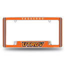 Texas-Rio Grande Valley Vaqueros All Over Chrome License Plate Frame
