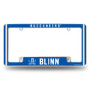 Blinn Buccaneers All Over Chrome License Plate Frame