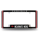 Incarnate Word Cardinals All Over Chrome License Plate Frame