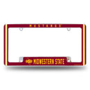 Midwestern State Mustangs All Over Chrome License Plate Frame