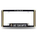 East Texas Baptist Tigers All Over Chrome License Plate Frame