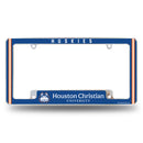 Houston Christian Huskies All Over Chrome License Plate Frame