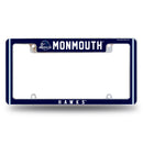 Monmouth University Hawks All Over Chrome License Plate Frame