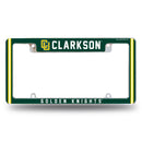 Clarkson Golden Knights All Over Chrome License Plate Frame