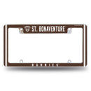 St. Bonaventure Bonnies All Over Chrome License Plate Frame