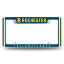 Rochester Yellowjackets All Over Chrome License Plate Frame