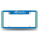 Lehman Lightning All Over Chrome License Plate Frame